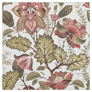 Tela Flor rústica de Paisley del vintage en fondo