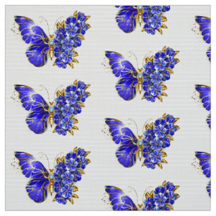 Tela Flor Sapphire Mariposa