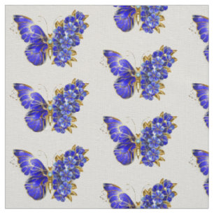 Tela Flor Sapphire Mariposa