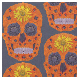 Tela Flor Skull 1