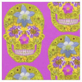 Tela Flor Skull 3