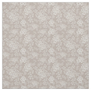 Tela Flor suave beige