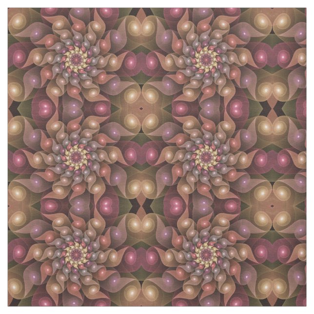 Tela Flor surrealista brillante modernidad Resumen arte (Retal)