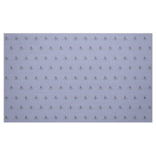 Tela Flor violeta juguetona púrpura con remolinos Verde