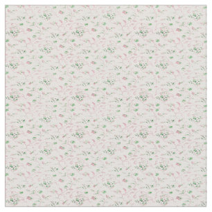 Tela Flora rosa pequeña pastel