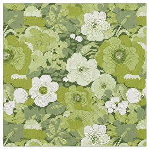 Tela Flora verde sabia
