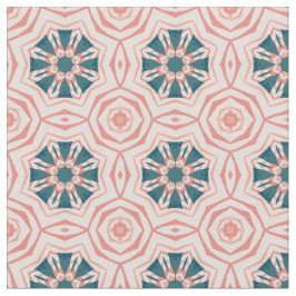 Tela Floral abstracto albaricoque