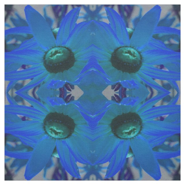 Tela Floral Azul (Retal)