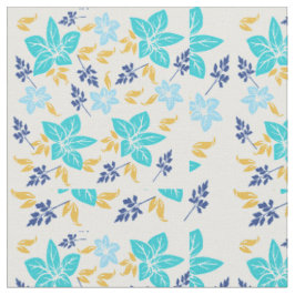 Tela Floral Azul