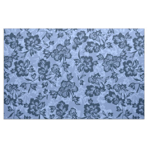 Tela Floral azul Iwalani