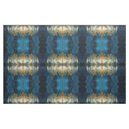 Tela Floral Azul Patrón Continuo Boho Moderno