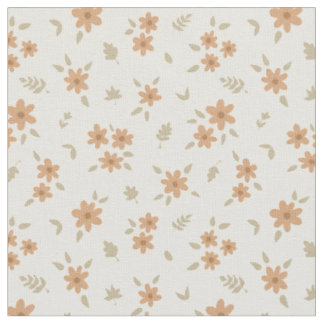 Tela Floral Boho Cottagecore Silvestre Neutral
