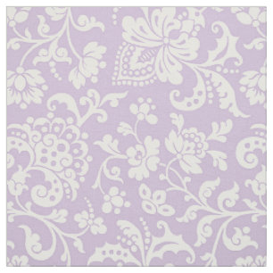 Tela Floral de los años 1860, lavanda