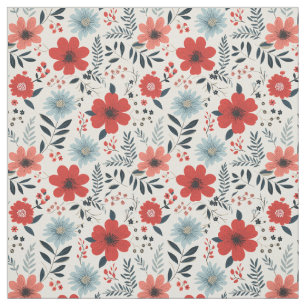 Tela Floral de Moda Boho simple en negrita
