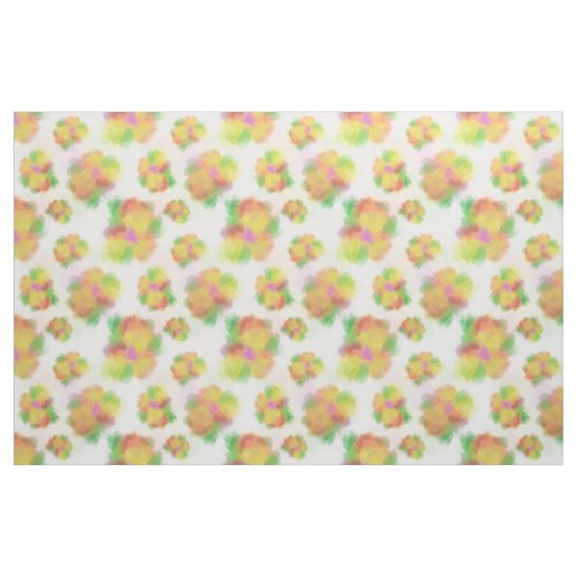 Tela Floral de primavera ("Cuarto gordo" (fat quarter))