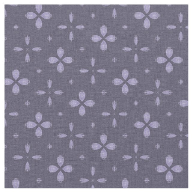 Tela Floral malva púrpura (De cerca)