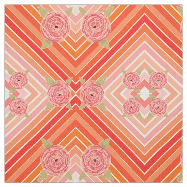 Tela floral moderna (Retal)