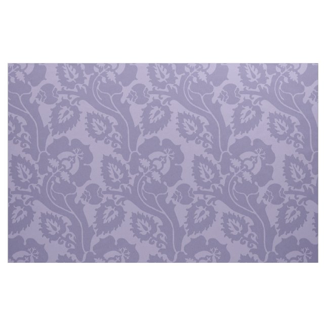 Tela Floral oblicua renacentista, violeta claro ("Cuarto gordo" (fat quarter))