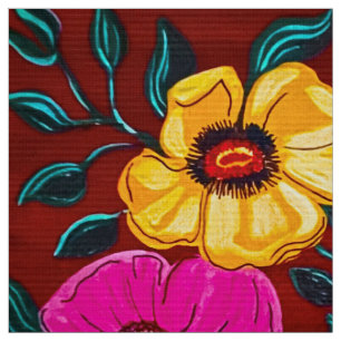 Tela Floral Otoño Maravillas