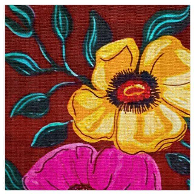 Tela Floral Otoño Maravillas (Retal)