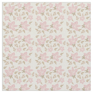Tela floral rosa