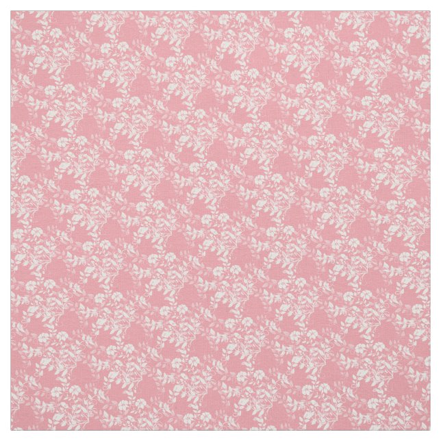 Tela Floral rosa y personalizado (Retal)