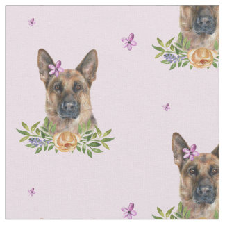 Tela Floral rosado de GSD