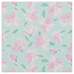 Tela Floral suave pastel