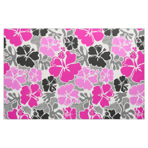 Tela Floral tropical Akahai Hawaiian Hibiscus