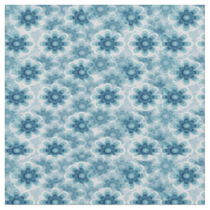 Tela Flores azules