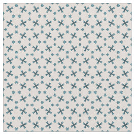 Tela Flores Azules Pequeñas