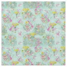 Tela Flores clásicas Retro Meadow