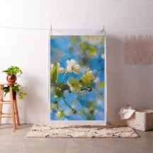 Flores de cerezo blanco