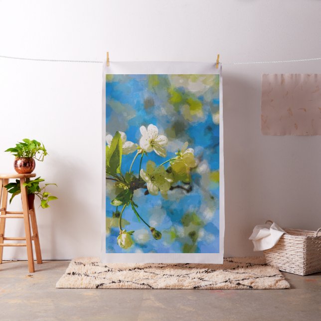 Tela Flores de cerezo blanco (In Situ)