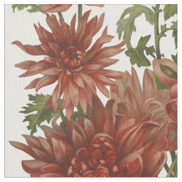 Tela Flores de flores rojas