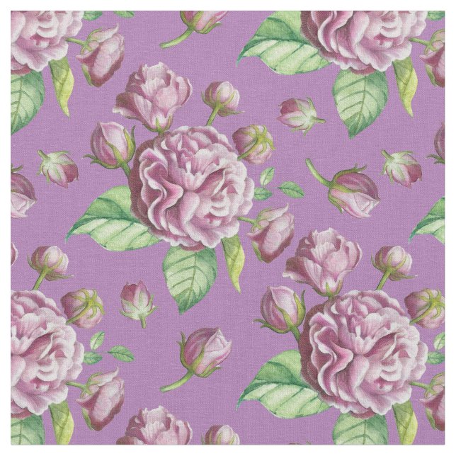 Tela Flores de jardín de Camellia Rosa (De cerca)