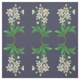 Tela flores de lirio blanco amazónico