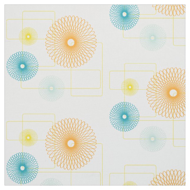 Tela flores de los años 50 (Retal)