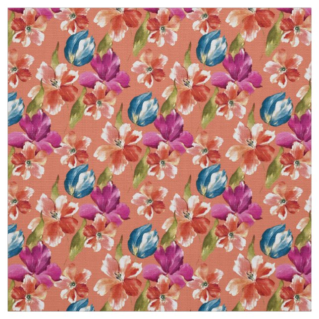 Tela Flores de primavera (Retal)