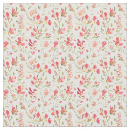 Tela Flores de Snapdragon de patrones florales grandes