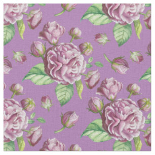 Tela Flores del jardín de camelias rosas