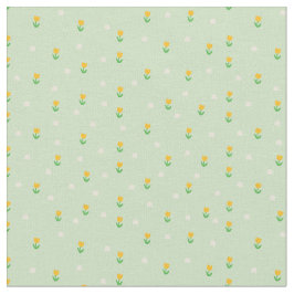 Tela Flores dulces Algodón compuesto (56" de anchura) T