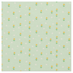 Tela Flores dulces Algodón compuesto (56" de anchura) T