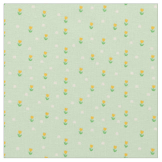 Tela Flores dulces Algodón compuesto (56" de anchura) T