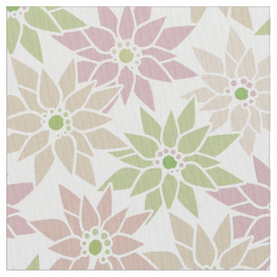 Tela Flores florales abstractas personalizado romántico