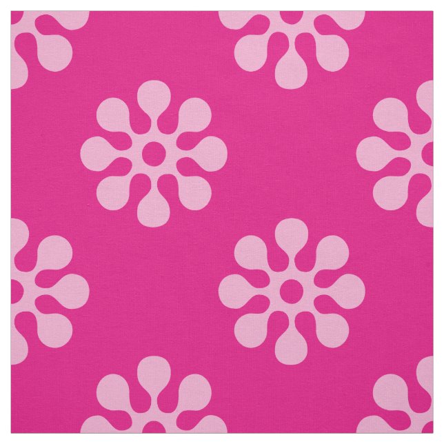 Tela Flores retro Patrón transparente blanco transparen (Retal)