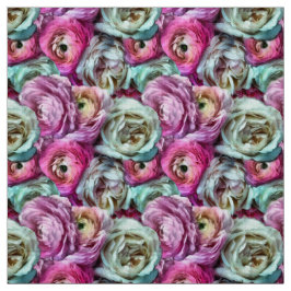 Tela Flores románticas