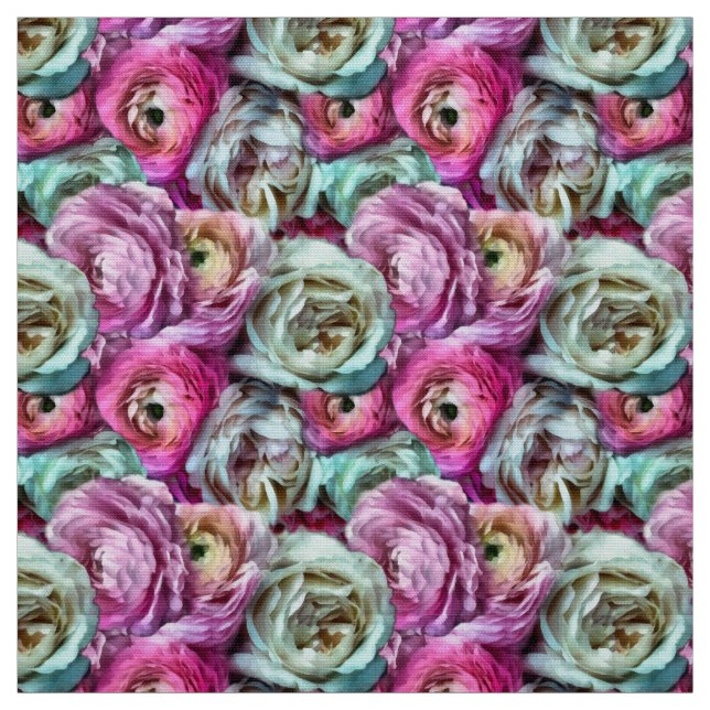 Tela Flores románticas (Retal)