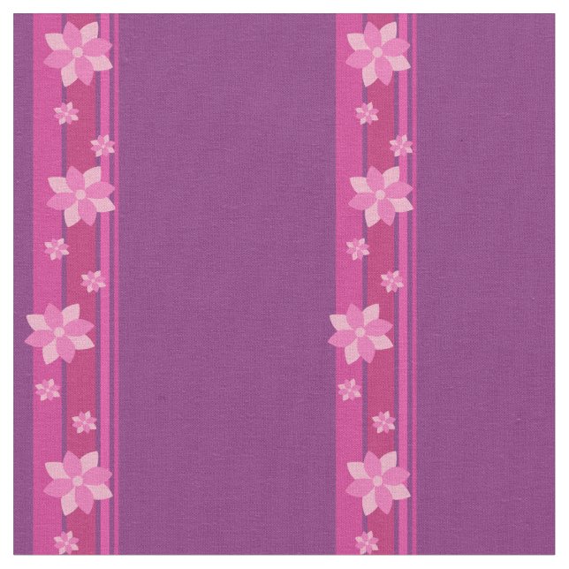 Tela Flores rosas (De cerca)