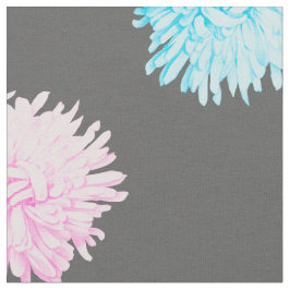 Tela Flores rosas y azules